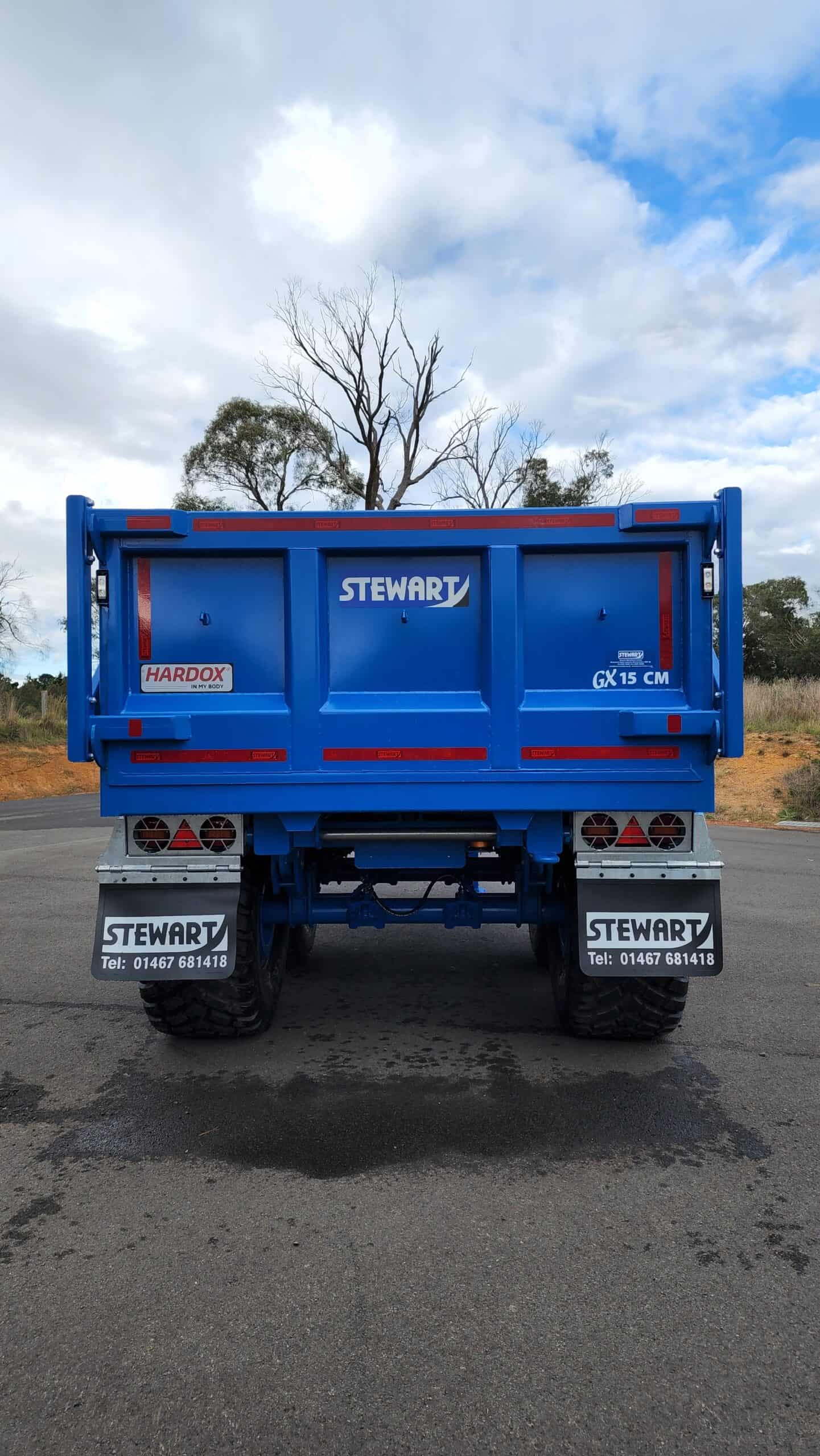 GX15-CM Tipper Trailer. The Versatile 15t Construction Tipper Trailer