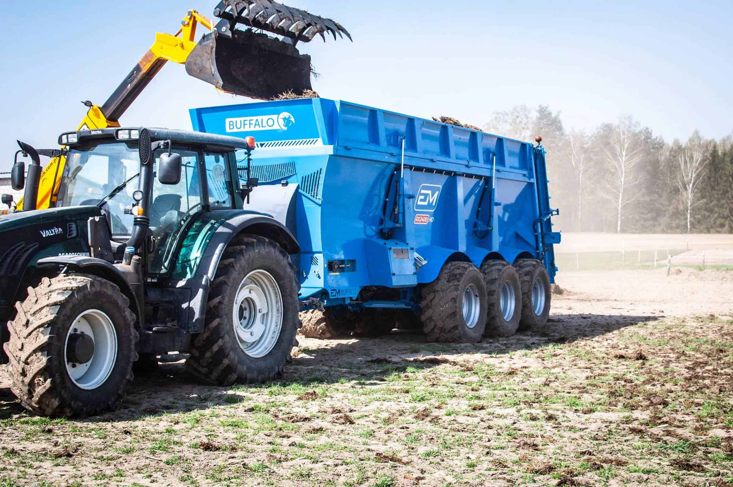 Buffalo RX Manure Spreader. Larger Capacity 18-24m3