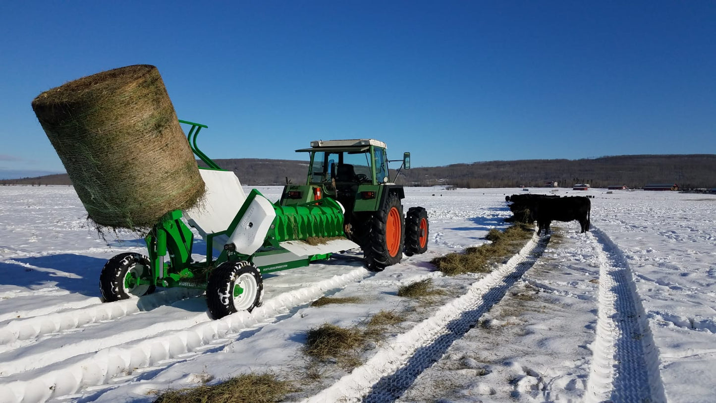 HUSTLER Trailed Chainless Bale Processors