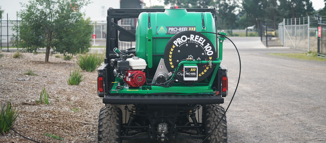 Pro-Reel® RTV300 Sprayer. Conquer Challenging Terrain 300l