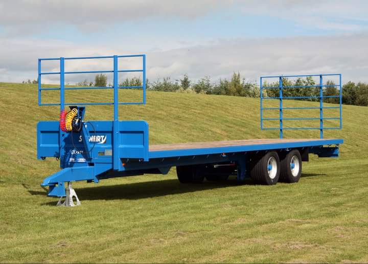 Flat Top Trailer. Heavy Duty Equipment Hauling Flat Tops 8-22t